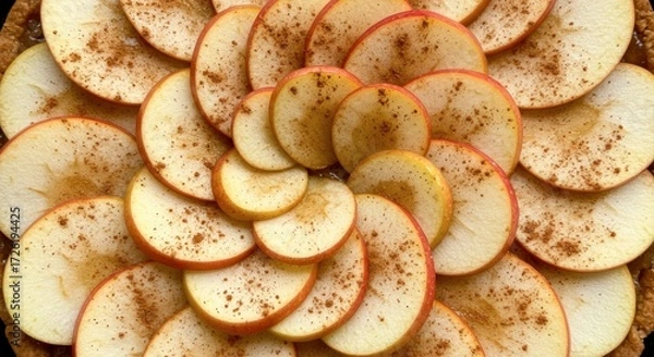 Obraz Apple pie top view