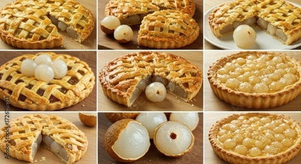 Obraz Assorted longan pies