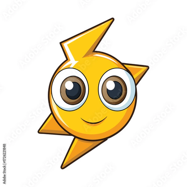 Fototapeta 3d gold emoji rotating eyes emoji vector with ligh.eps