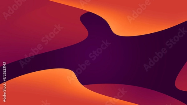 Fototapeta MODERN AND MINIMALIST BACKGROUND ORANGE - ABSTRACT