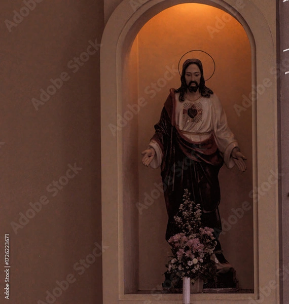 Obraz jesus on the window