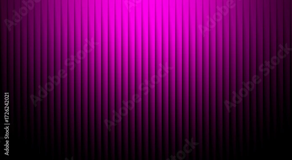 Fototapeta Vertical lines of pink light create a striking and modern abstract background