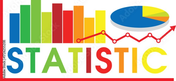 Obraz WORLD STATISTICS DAY VECTOR ILLUSTRATION READY TO USE