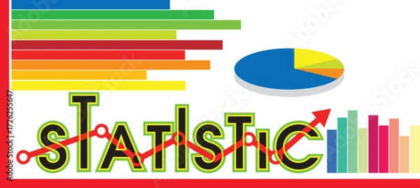 Obraz WORLD STATISTICS DAY VECTOR ILLUSTRATION READY TO USE