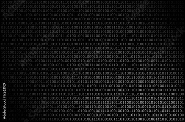 Fototapeta Binary code background