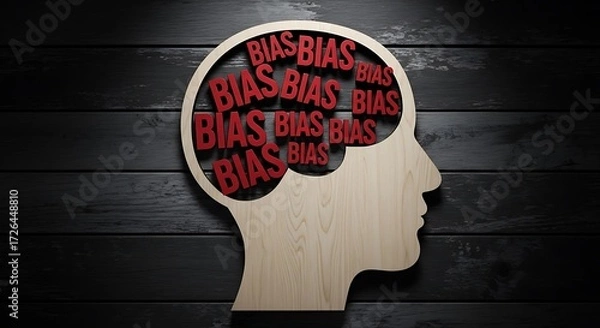 Fototapeta Understanding and Overcoming Cognitive Bias in Human Thinking