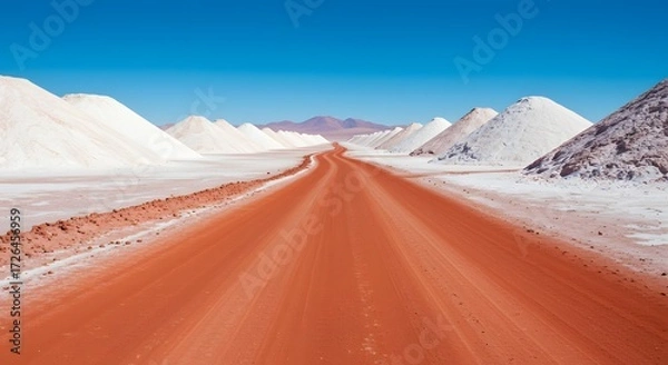 Obraz Salt flats road