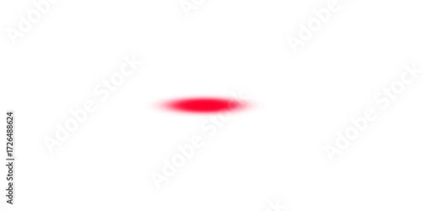 Fototapeta Bright Red Horizontal Rectangle Shape on White Background red rectangle solid red isolated on a transparent background