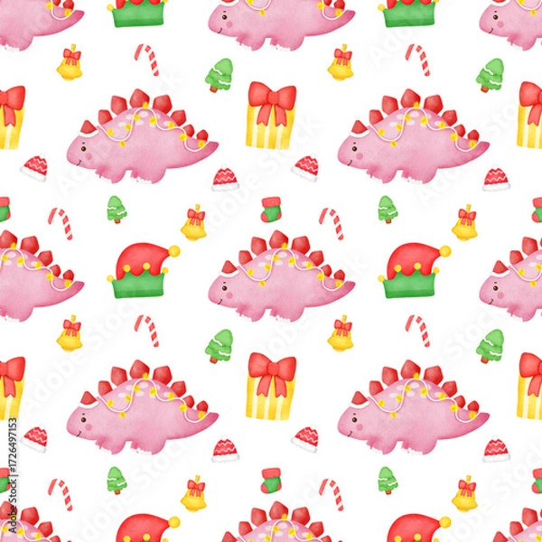 Obraz Christmas seamless pattern