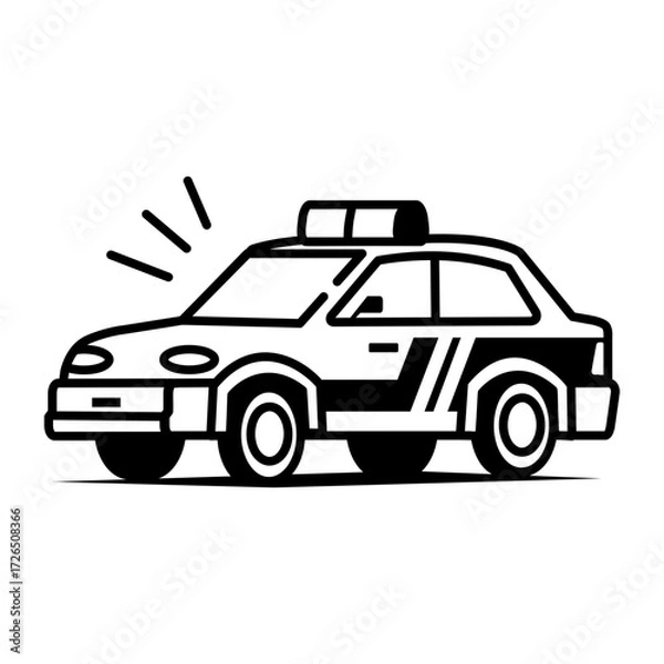 Obraz A doodle style icon showing legal agreement
