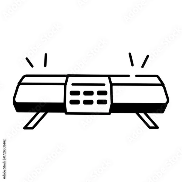 Obraz A doodle style icon showing legal agreement
