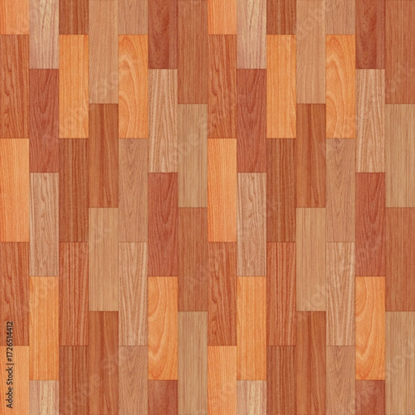 Fototapeta Seamless abstract colorful pattern decorative wood textured geometric mosaic wall and floor tiles modern design.	
