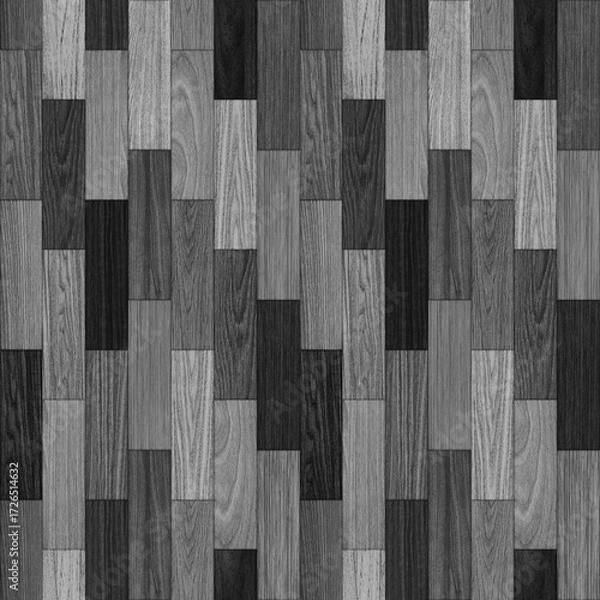Fototapeta Seamless abstract colorful pattern decorative wood textured geometric mosaic wall and floor tiles modern design.	
