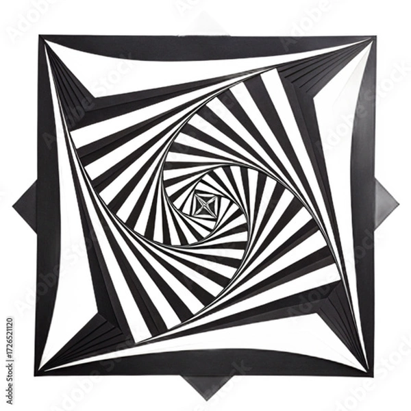 Obraz Black and white abstract background