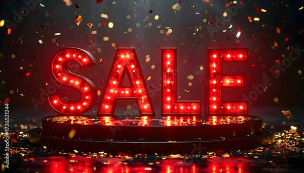Fototapeta Black friday black background with text