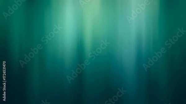 Obraz Emerald Green Gradient Background with Vertical Bands