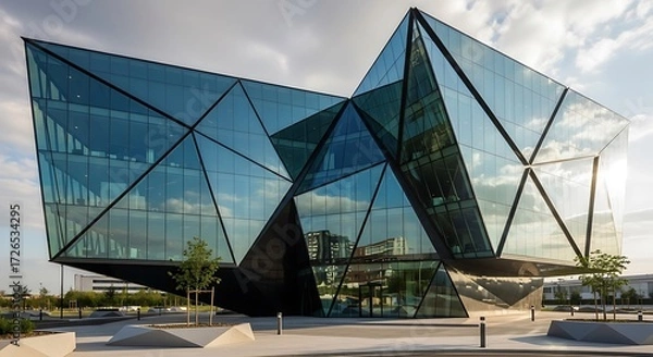 Obraz Modern Glass Architecture.