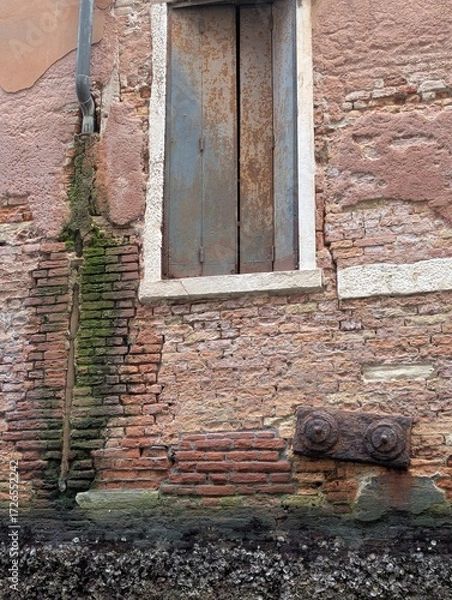 Obraz old wooden window