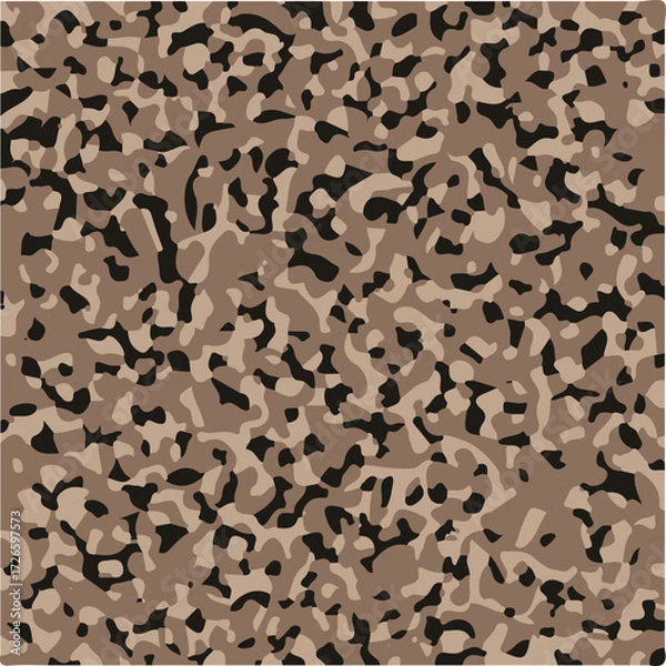 Obraz Leopard skin print, watercolor effect, black, brown, beige, and white gradients, overlapping elements, seamless pattern
