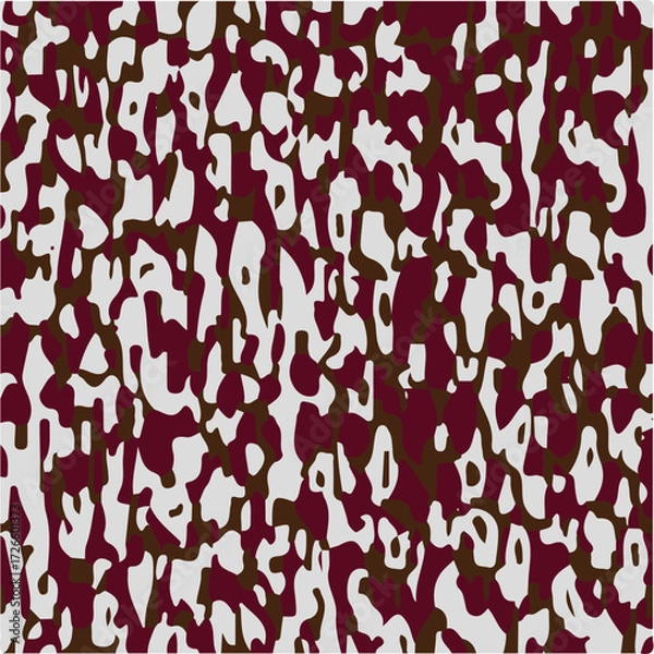Obraz Leopard skin print, watercolor effect, black, brown, beige, and white gradients, overlapping elements, seamless pattern
