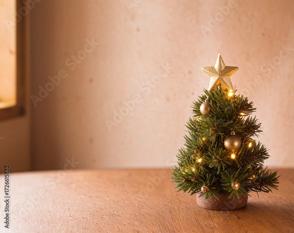 Obraz small Christmas tree ornament（生成AI　Generated Image）