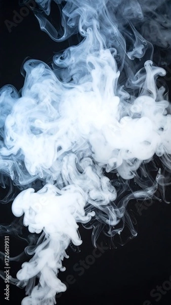 Obraz Abstract swirling smoke
