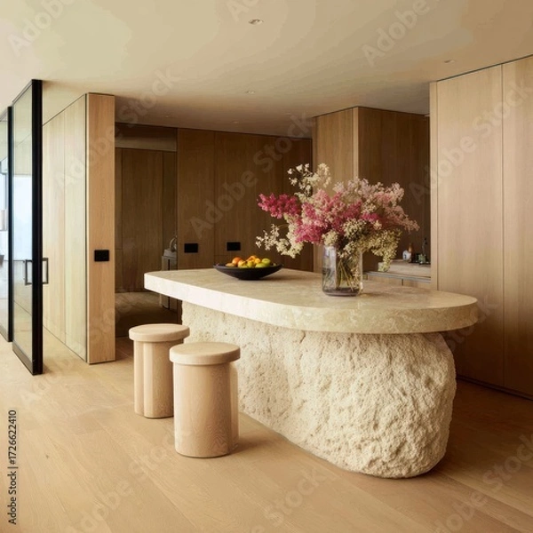 Obraz Modern kitchen island design