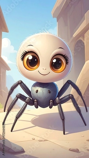 Obraz Cute spider character