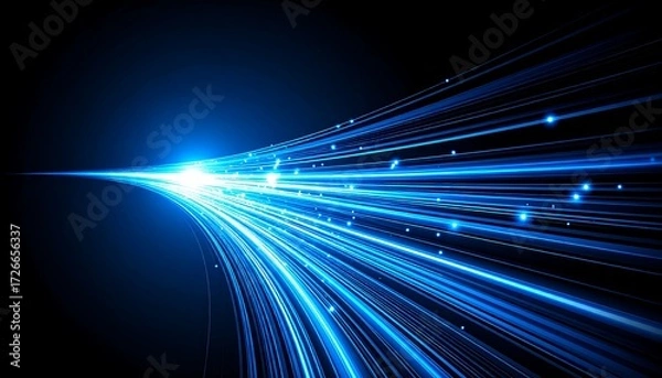 Fototapeta Abstract digital speed