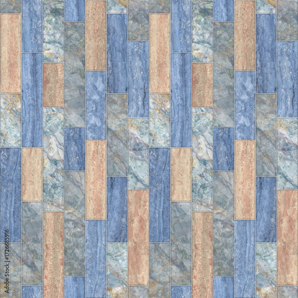 Fototapeta Seamless abstract marble mixed texture design illustration.	
