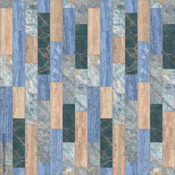Fototapeta Seamless abstract marble mixed texture design illustration.	
