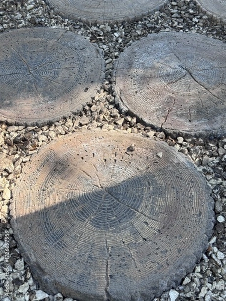 Obraz stone path in the park