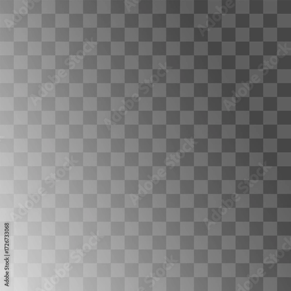 Fototapeta PNG imitation transparency texture. Grid gradient square background as transparent png. Wallpaper with grey squares. Vector illustration.