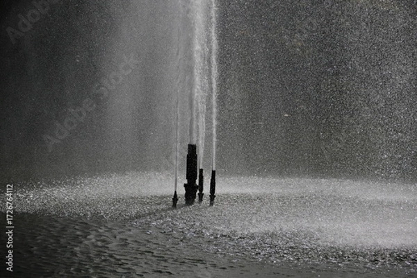 Obraz Wasserfontäne