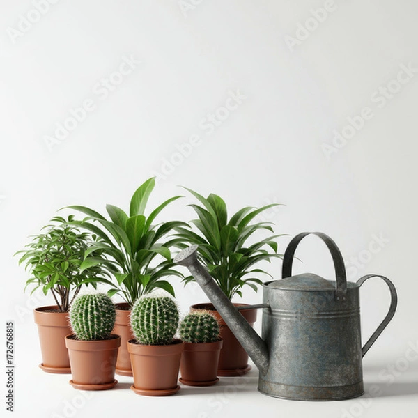 Obraz green watering can