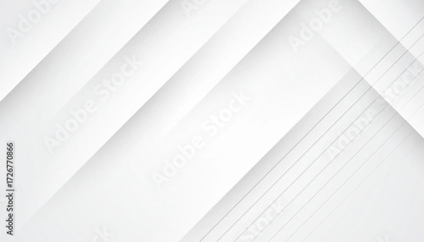 Obraz Simple abstract white banner for an elegant look