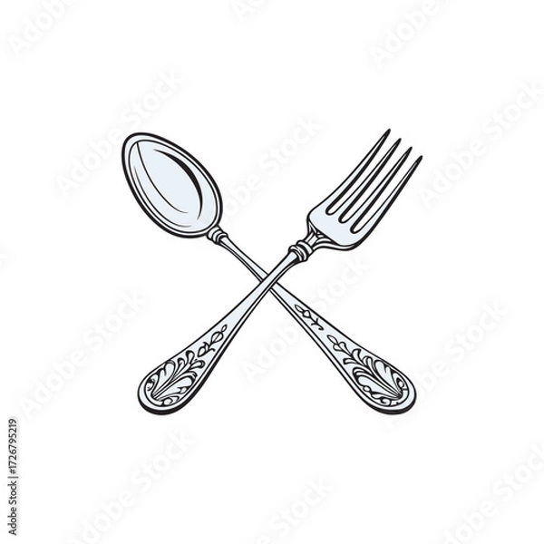 Obraz spoon and fork