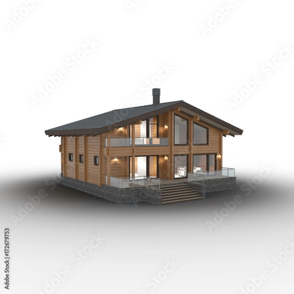 Obraz Family House with shadow