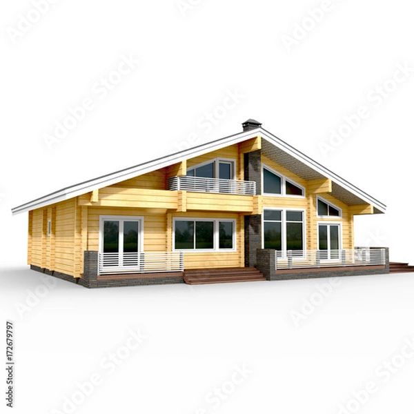 Obraz Family House with shadow