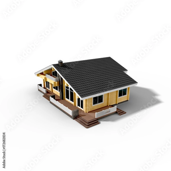 Obraz Family House with shadow