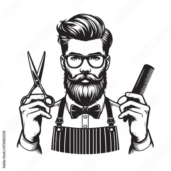 Obraz viking with sword