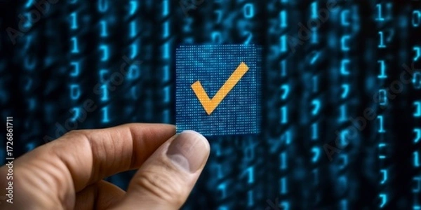 Fototapeta Comprehensive Modern Verification Solutions for Compliance Data and Accurate System Audit Checks