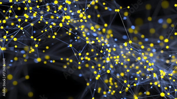 Obraz Scalability of Blue and Yellow Digital Path Networks in Large-Scale Systems