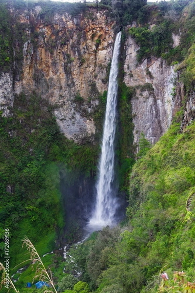 Obraz Sipisopiso waterfall, Medan, Indonesia.