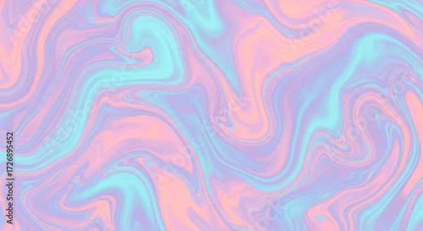 Fototapeta Vibrant pastel swirl pattern creates a dreamy, ethereal backdrop perfect for creative projects and modern designs