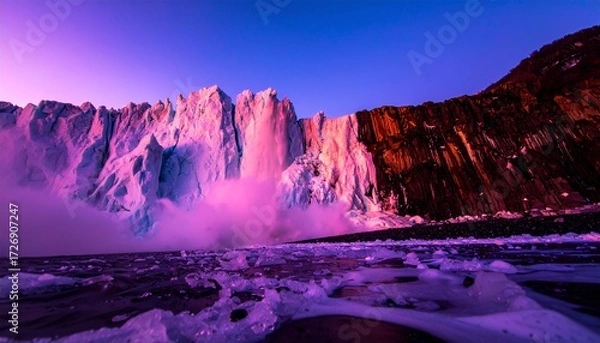 Fototapeta A breathtaking display of nature's raw power.  