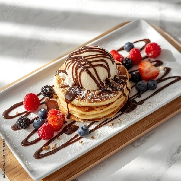 Obraz a delicious dessert