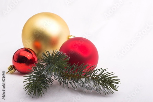 Obraz christbaumkugeln