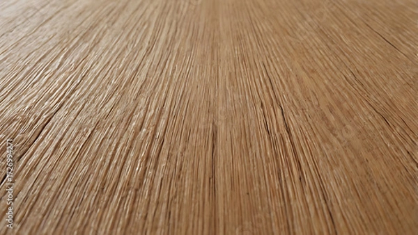 Fototapeta Close-up of teak wood texture with natural grain perfect for background, design, or decorative use.