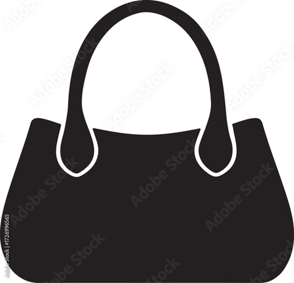 Obraz bag vector silhouette